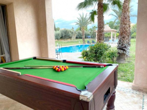 5 bedrooms villa with private pool enclosed garden and wifi at Marrakech